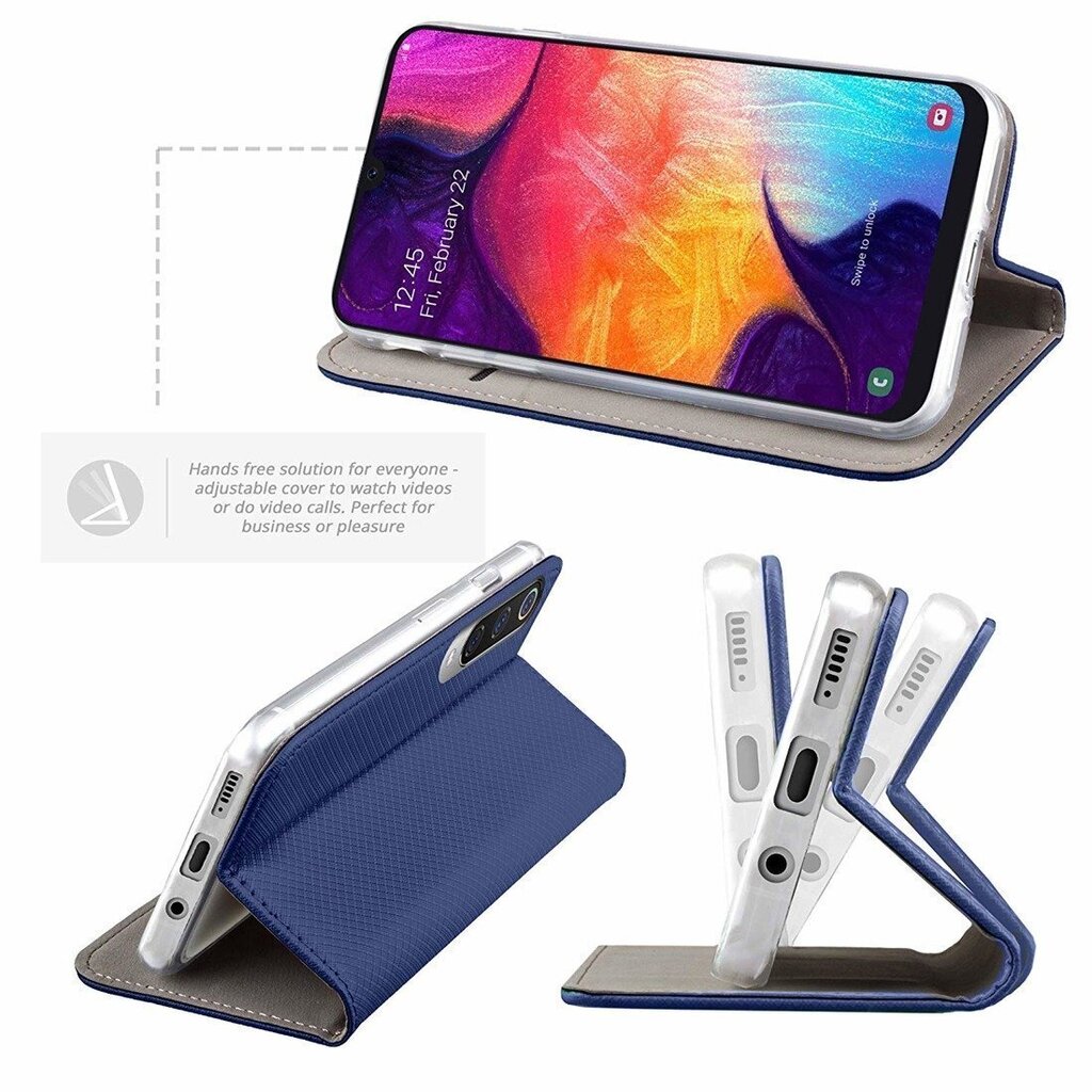Fusion Magnet Book Case grāmatveida maks Samsung A125 Galaxy A12 zils цена и информация | Telefonu vāciņi, maciņi | 220.lv
