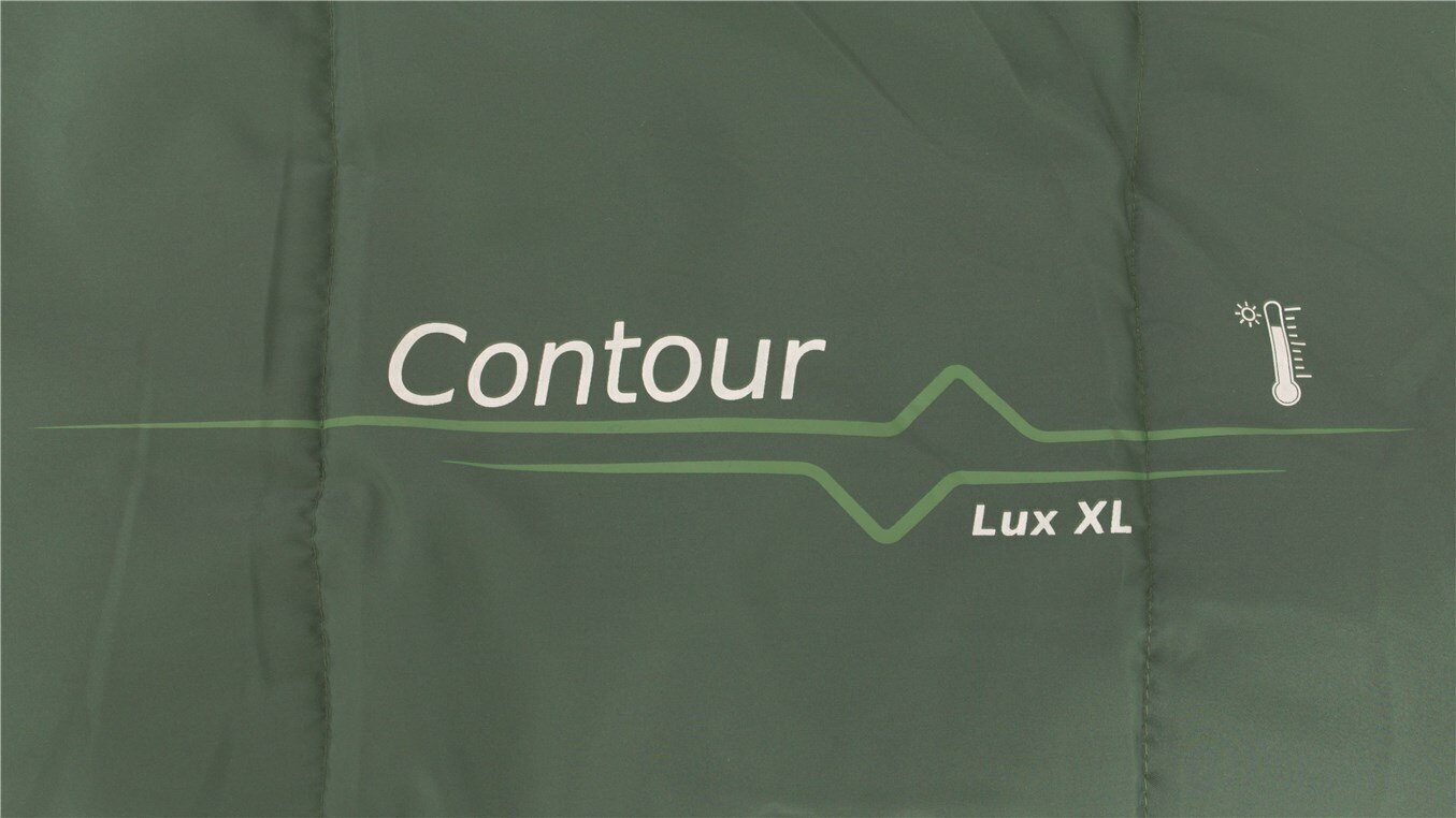 Guļammaiss Outwell Contour Lux XL, zaļš cena un informācija | Guļammaisi | 220.lv