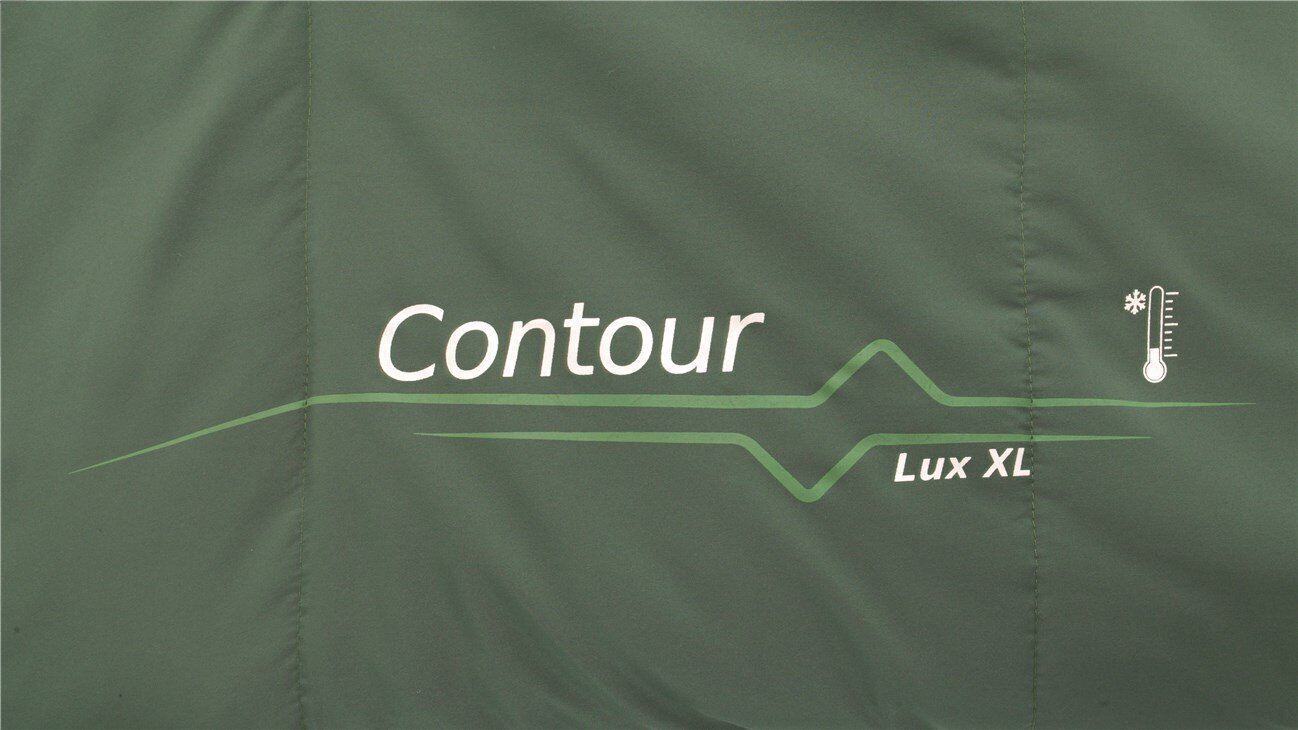 Guļammaiss Outwell Contour Lux XL, zaļš cena un informācija | Guļammaisi | 220.lv