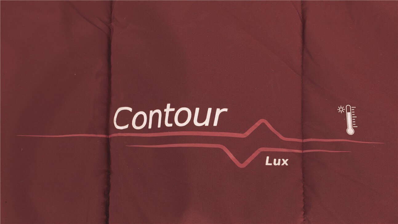 Guļammaiss Outwell Contour Lux R, sarkans cena un informācija | Guļammaisi | 220.lv