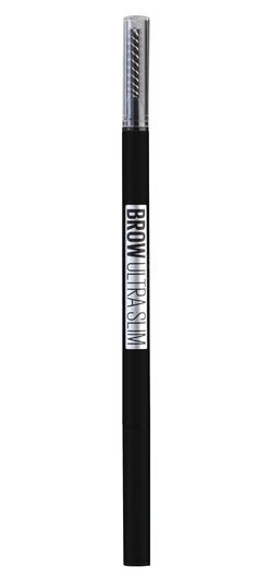 Īpaši plāns uzacu zīmulis Maybelline Brow Ultra Slim Black 07 цена и информация | Uzacu krāsas, zīmuļi | 220.lv