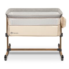 Bērnu gultiņa Lionelo Leonie 2 in 1, Sand/grey cena un informācija | Manēžas | 220.lv