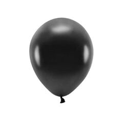 PartyDeco Воздушные шары "Эко" 10 шт - черные металлические, 30 см цена и информация | Шары | 220.lv