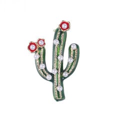 Broša Blooming cactus cena un informācija | Piespraudes, brošas | 220.lv