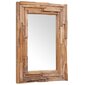 Spogulis, 90x60 cm, tīkkoks cena un informācija | Spoguļi | 220.lv