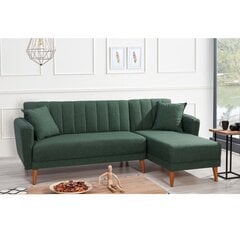 Stūra dīvāns Artie Aqua, zaļš cena un informācija | Stūra dīvāni | 220.lv