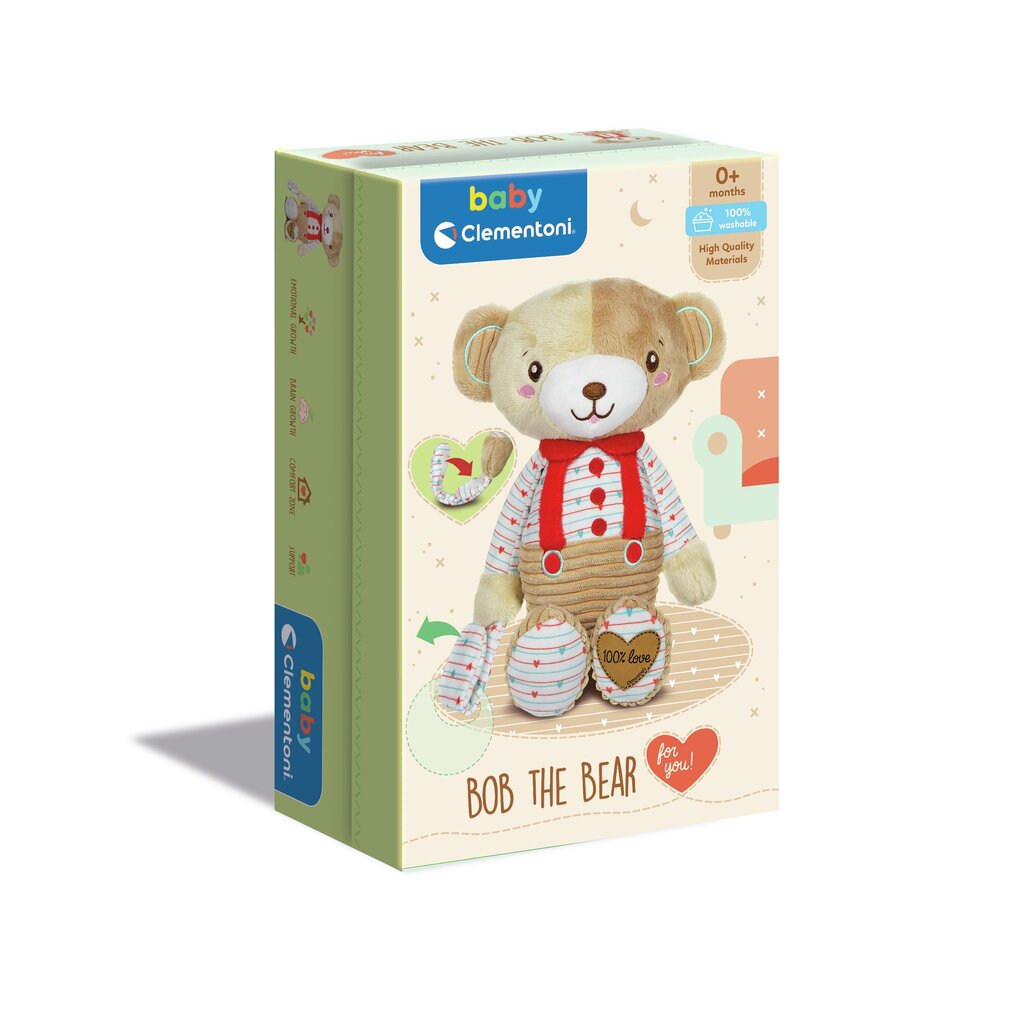 Мягкая игрушка Медвежонок Bob Clementoni Baby, 17418 цена | 220.lv