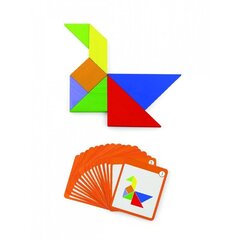Деревянная магнитная игра Танграм цена и информация | Настольная игра | 220.lv