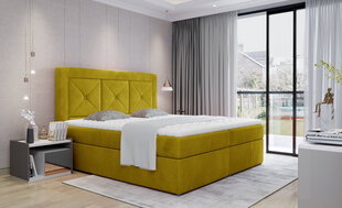 Кровать NORE Idris 12, 140x200 см, желтая цена и информация | Кровати | 220.lv