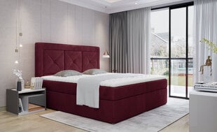 Кровать NORE Idris 18, 140x200 см, красная цена и информация | Кровати | 220.lv