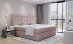 Кровать NORE Idris 23, 140x200 см, розовая