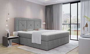 Кровать NORE Idris 26, 140x200 см, серая цена и информация | Кровати | 220.lv