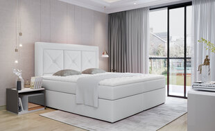 Кровать NORE Idris 27, 140x200 см, белая цена и информация | Кровати | 220.lv