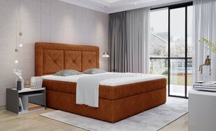 Кровать NORE Idris 05, 160x200 см, коричневая цена и информация | Кровати | 220.lv