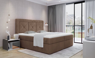 Кровать NORE Idris 10, 160x200 см, светло-коричневая цена и информация | Кровати | 220.lv
