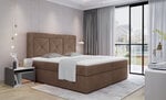Кровать NORE Idris 10, 160x200 см, светло-коричневая