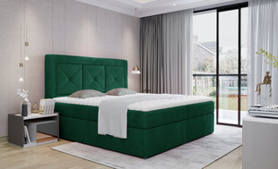Кровать NORE Idris 11, 180x200 см, зеленая цена и информация | Кровати | 220.lv