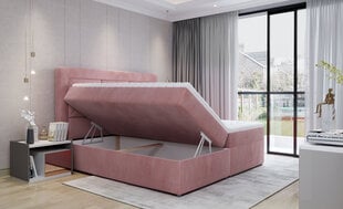 Gulta NORE Idris 23, 180x200 cm, rozā цена и информация | Кровати | 220.lv