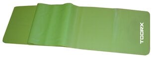 Toorx Лента эластичная AHF007 Medium 150x15cm  0,35mm lime green цена и информация | Фитнес-резинки, гимнастические кольца | 220.lv