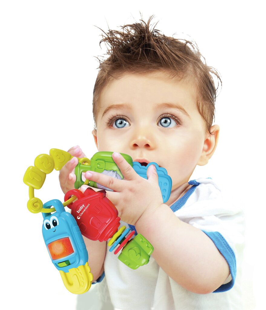 Rotaļlietu atslēgas ar skaņām un gaismām Clementoni Baby, 17460 cena un informācija | Rotaļlietas zīdaiņiem | 220.lv