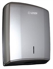 Диспенсер для бумаги LOSDI ABS серый 600 шт. Элегантность цена и информация | Аксессуары для ванной комнаты | 220.lv