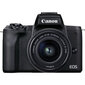 Canon EOS M50 Mark II 15-45 IS STM (Black) цена и информация | Digitālās fotokameras | 220.lv