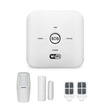 Комплект WIFI+GSM-сигнализации WALE PR-JT-10DT с беспроводными датчиками цена и информация | Cигнализации | 220.lv