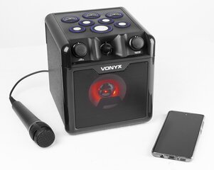 Караоке-набор Vonyx SBS50B-DRUM с пэдами ударных, черный  цена и информация | Колонки | 220.lv