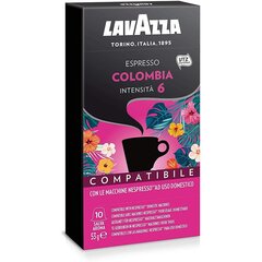 Kafijas kapsulas Lavazza Colombia Nespresso®, 10 gab. cena un informācija | Kafija, kakao | 220.lv