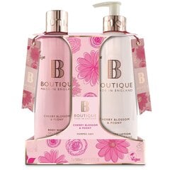 Набор для ухода за телом Grace Cole Boutique, Cherry Blossom & Peony: гель для душа, 500 мл + лосьон для рук и тела, 500 мл цена и информация | Масла, гели для душа | 220.lv