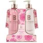 Roku kopšanas komplekts Grace Cole Boutique, Cherry Blossom & Peony: šķidrās roku ziepes, 500 ml + roku un ķermeņa losjons, 500 ml cena un informācija | Ziepes | 220.lv