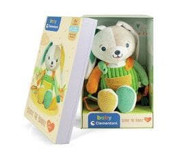 Мягкая игрушка Кролик с кольцами Clementoni Baby, 17419 цена и информация | Мягкие игрушки | 220.lv