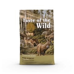 Taste of the Wild Pine Forest sausā suņu barība bez graudiem ar brieža gaļu, 2 kg cena un informācija | Sausā barība suņiem | 220.lv