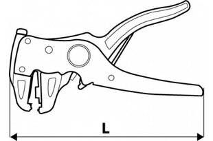 Automātisks kabeļu izolācijas noņēmējs Topex цена и информация | Механические инструменты | 220.lv