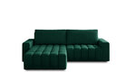 Stūra dīvāns NORE Bonett Bon35, zaļš