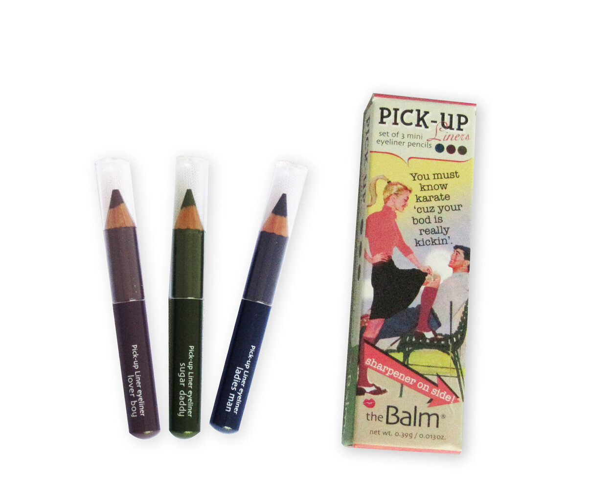 Acu zīmulis Pick-Up Karate Green,Blue,Purple theBalm, 3 gab. цена и информация | Acu ēnas, skropstu tušas, zīmuļi, serumi | 220.lv