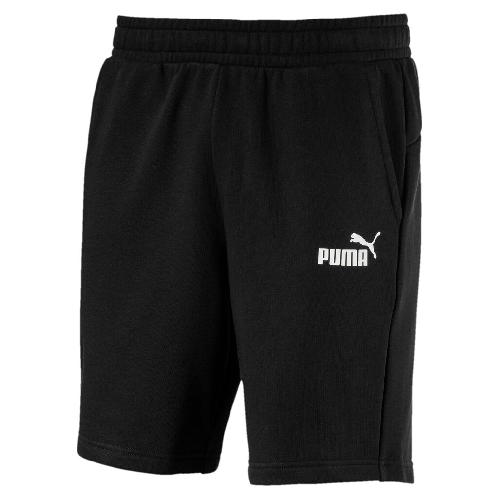 Šorti vīriešiem Puma Ess Sweat Bermudas 10" TR, melni цена и информация | Sporta apģērbs vīriešiem | 220.lv