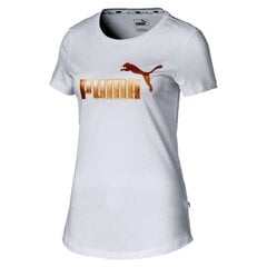 T-krekls sievietēm Puma Essential Metallic, balts cena un informācija | T-krekli sievietēm | 220.lv
