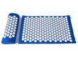 Akupresūras paklājiņš Airi ar spilvenu SIX7FIT 60x40 cm, zils cena un informācija | Masāžas piederumi | 220.lv