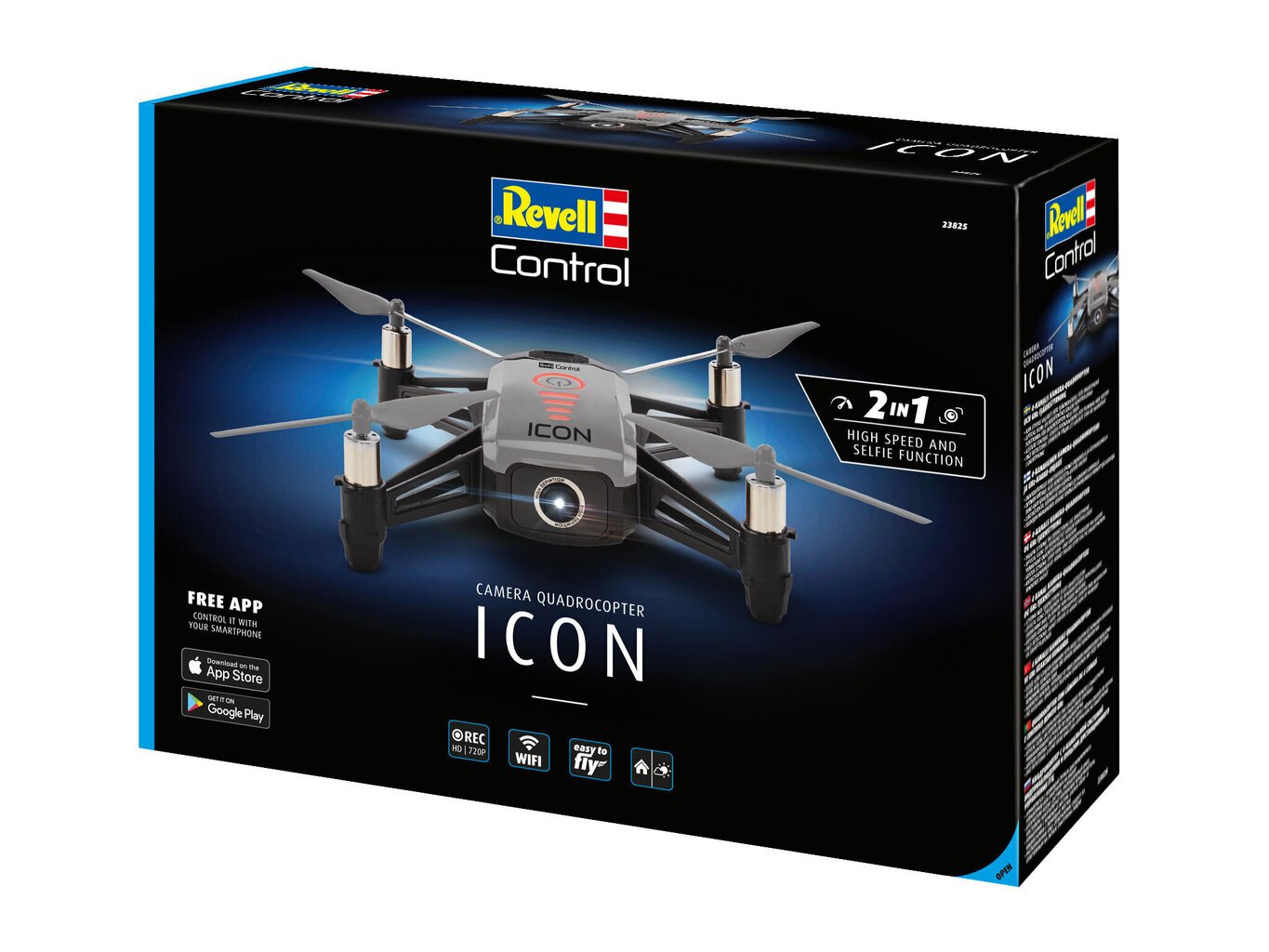 Drons ar kameru Revell Icon, 23825 цена и информация | Rotaļlietas zēniem | 220.lv