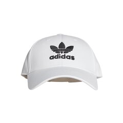 Cepure sievietēm Adidas Trefoil Baseball, balta cena un informācija | Sieviešu cepures | 220.lv