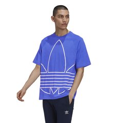 Футболка для мужчин adidas Originals Big Trefoil Outline, синяя цена и информация | Мужская спортивная одежда | 220.lv