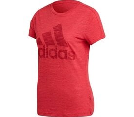 Футболка женская adidas Must Haves Winner, красная цена и информация | Спортивная одежда для женщин | 220.lv