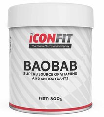 ICONFIT Baobaba pulveris 300 g cena un informācija | Funkcionālā pārtika (superēdiens) | 220.lv
