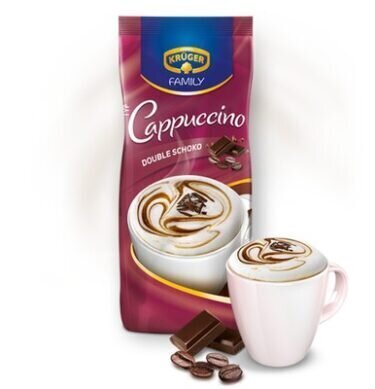 Kafijas dzēriens Krüger Cappuccino DOUBLE SCHOKO, 0.5 kg cena un informācija | Kafija, kakao | 220.lv