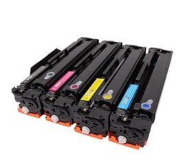 Printera kasete toneris HP CF401X / CRG045H Cyan zilā krāsa (palielināta ietilpība) cena un informācija | Kārtridži lāzerprinteriem | 220.lv