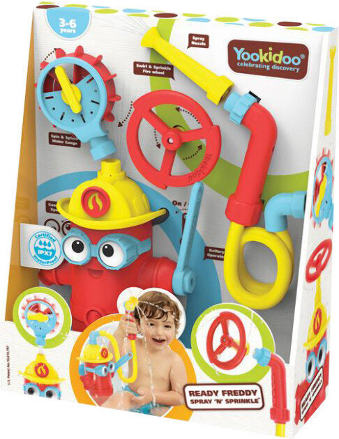 Vannas rotaļlieta Yookidoo Freddy Spray ´N´ Sprinkle цена и информация | Rotaļlietas zīdaiņiem | 220.lv