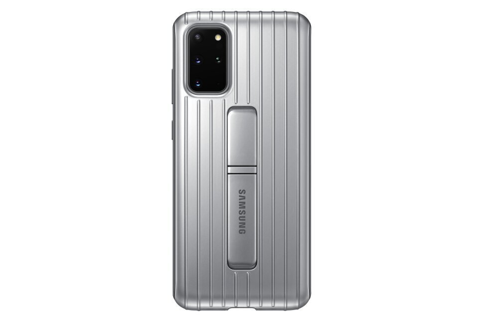 Samsung Protective Standing Futrālis paredzēts Galaxy S20+, sudraba cena un informācija | Telefonu vāciņi, maciņi | 220.lv