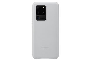 Samsung Ultra Hard-Cover Leather, для Galaxy S20 Ultra, серый цена и информация | Чехлы для телефонов | 220.lv