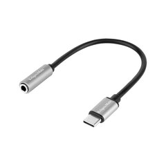 Kruger & Matz USB-C uz 3.5mm Audio Adapteris Telefoniem 17,5 cm Sudraba цена и информация | Адаптеры и USB разветвители | 220.lv